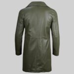 Mens emerald leather jacket-view 5