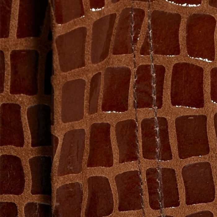 Closeup-of-croc-embossed-leather-texture