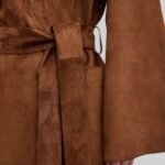 Closeup-of-suede-coat-belt-detail