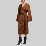 Front-view-2-of-women's-suede-trench-coat