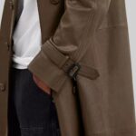 Leather-trench-coat-men-cuff-closeup