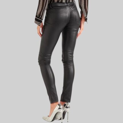 motorcycle-leather-pants-women's-back-view