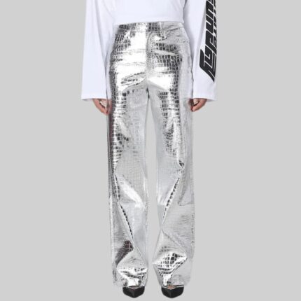 silver-metallic-leather-pants-for-women-front-view-1