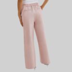 women's-pink-leather-pants-back-view