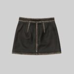 black-worn-mini-skirt-for-women-back-view