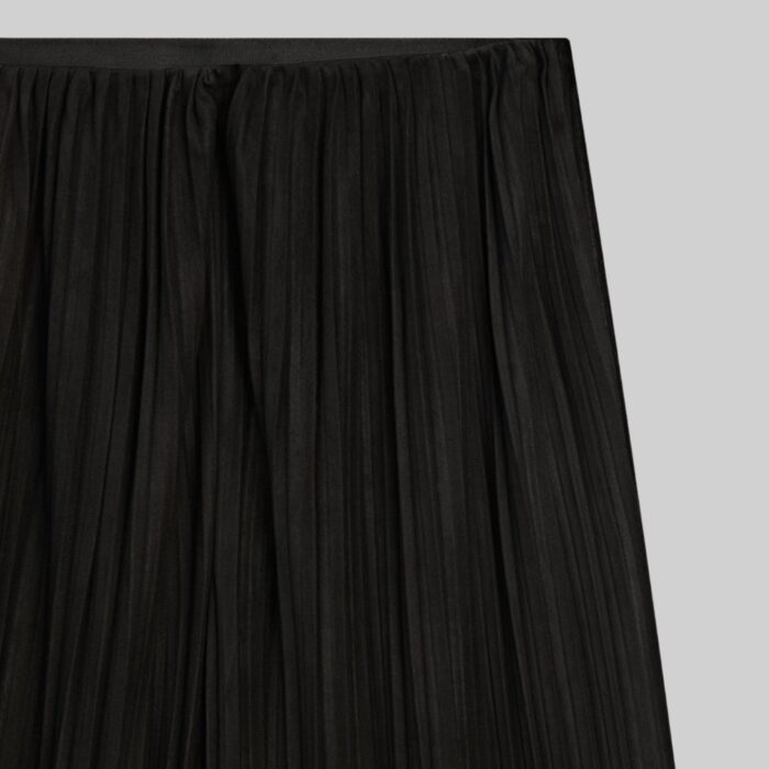 closeup-elastic-waist-pleats-suede-women-pants