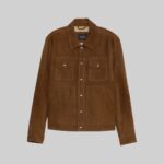 Front-view-of-mens-brown-suede-jacket