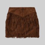 Back-view-of-fringe-suede-mini-skirt