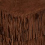 Closeup-of-suede-fringe-detail-on-mini-skirt