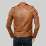 Leather-Tan-Jacket-Mens-Back-View