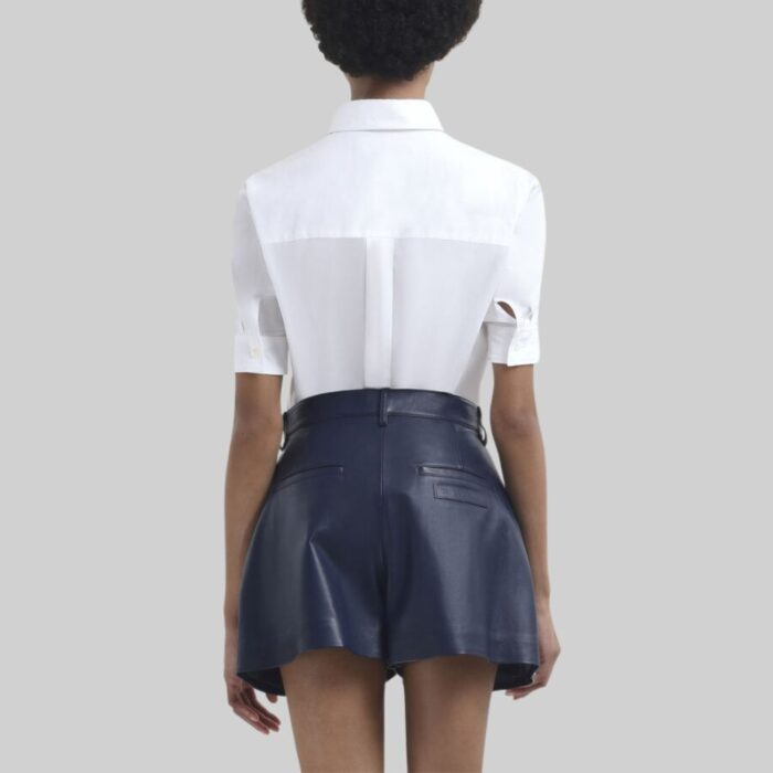 Pleated-leather-shorts-back-view.